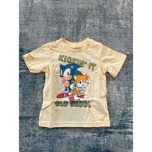 New! Sonic The Hedgehog Kickin It Short Sleeve Tee 12 Months